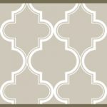 Cenefa decorativa geométrica |Mosaico verde