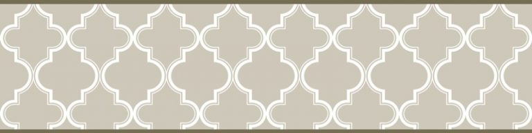 Cenefa decorativa geométrica |Mosaico verde-Geométrico