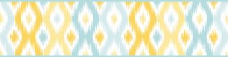 Cenefa decorativa geométrica |Rombos azul y amarillo-Geométrico