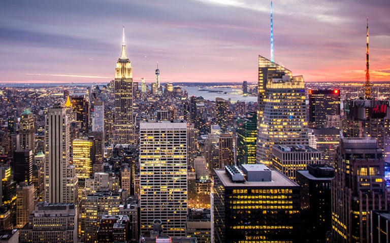 Fotomural Premium Atardecer en New York-Premium
