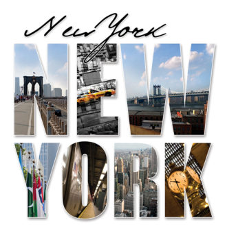 Fotomural Premium Letras New York-Premium