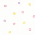 Papel Infantil puntos rosas y amarillos