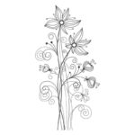 Vinilo floral Modelo 15