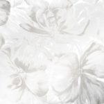 Papel Pintado flores Blancas