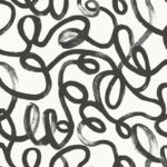 Papel Pintado Squiggle Black and White