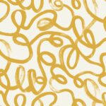 Papel Pintado Squiggle Ochre