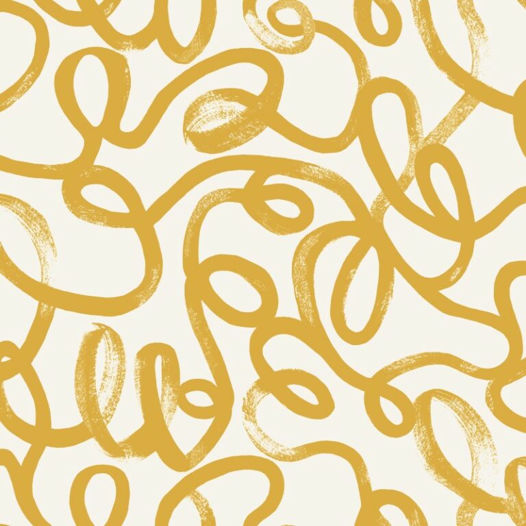 Papel Pintado Squiggle Ochre | Ambadecor | vinilos decorativos