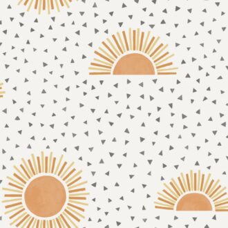 Papel Pintado Sunbeam White Orange | Ambadecor | vinilos decorativos