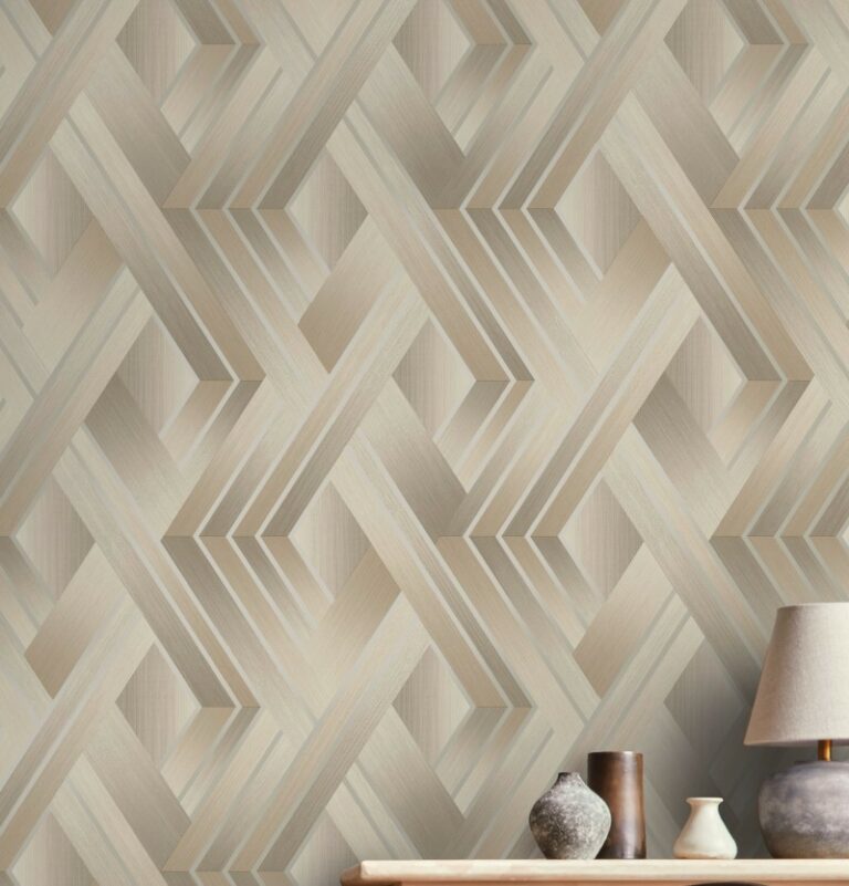 Papel Pintado Tranquilo Taupe | Ambadecor | vinilos decorativos