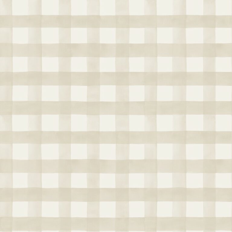 Papel Pintado Watercolour Gingham Beige | Ambadecor | vinilos decorativos