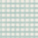 Papel Pintado Watercolour Gingham Soft Teal