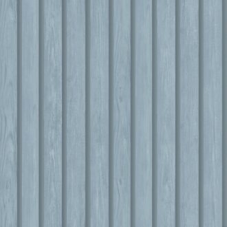 Papel Pintado Wood Slat Blue | Ambadecor | vinilos decorativos