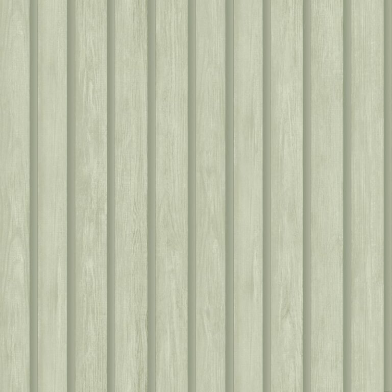 Papel Pintado Wood Slat Soft Green | Ambadecor | vinilos decorativos