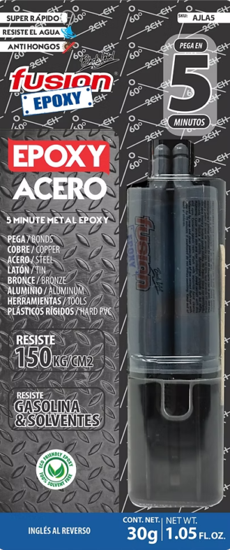 comprar - Epoxi Steel Acero Jeringa Líquido 5 Min